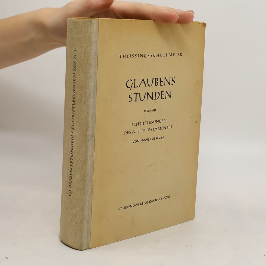 Hans Lubsczyk Glaubens Stunden V. Band