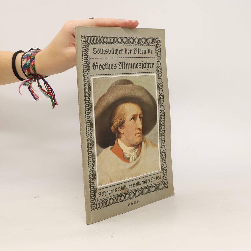Johann Wolfgang von Goethe Volksbücher der Literatur