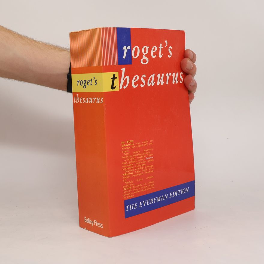 Peter Roget Roget's Thesaurus of English Words and Phrases