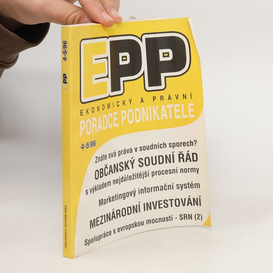 Autorenkollektiv Ekonomický a právní poradce podnikatele 4-5/96