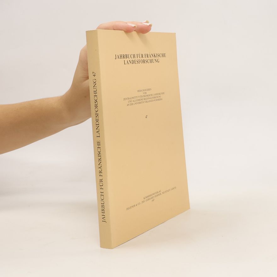 Autorenkollektiv Jahrbuch für fränkische Landesforschung