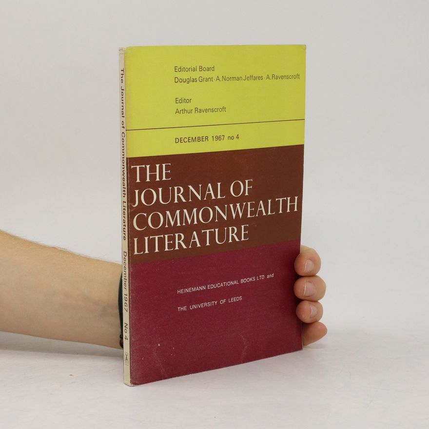 Various authors The Journal of Commonwealth Literature 4/1967