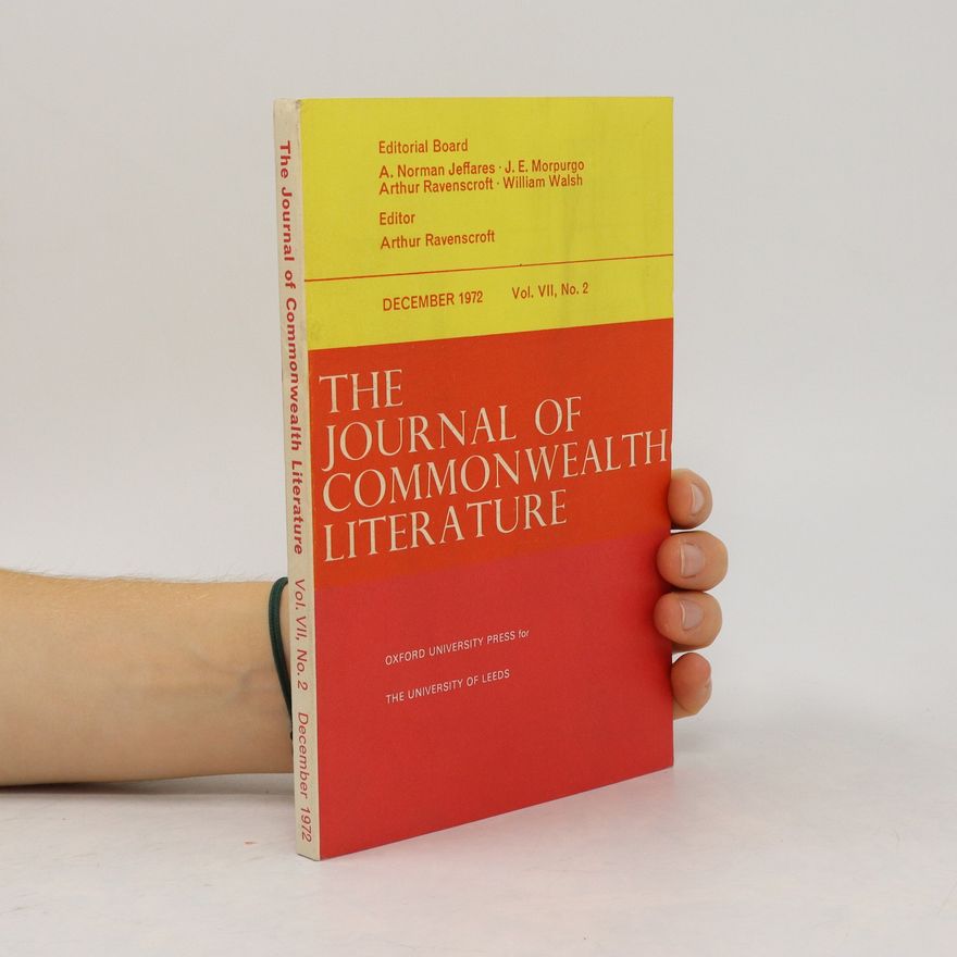 Various authors The Journal of Commonwealth literature