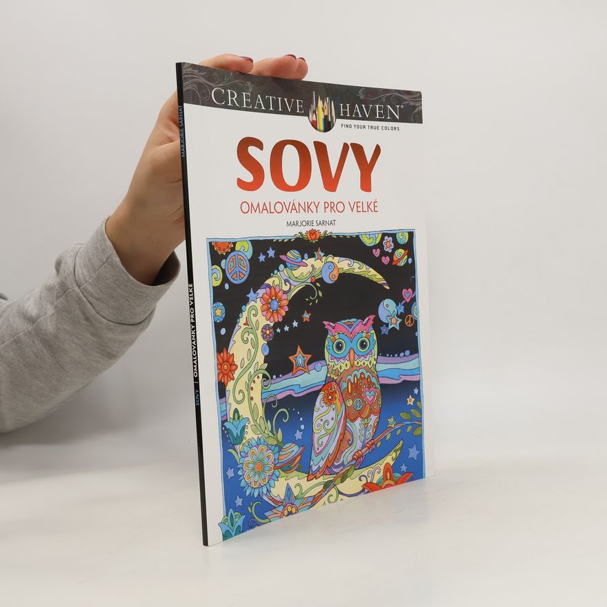Marjorie Sarnat Sovy. Omalovánky pro velké