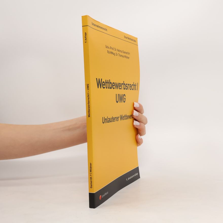 Helmut Gamerith Wettbewerbsrecht 1