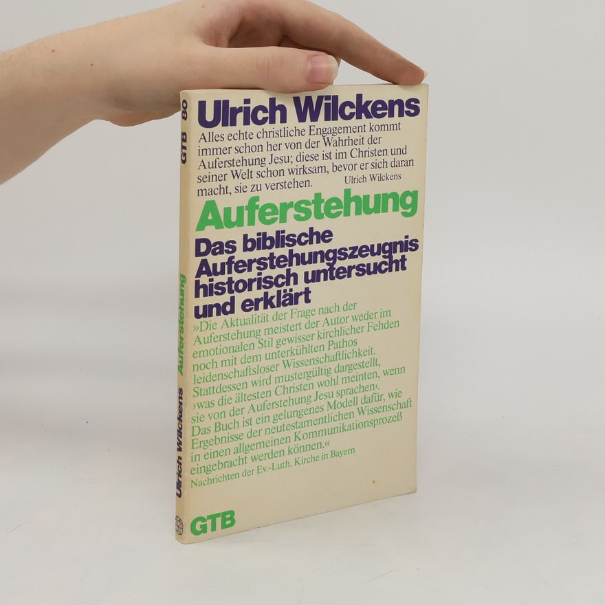 Ulrich Wilckens Auferstehung