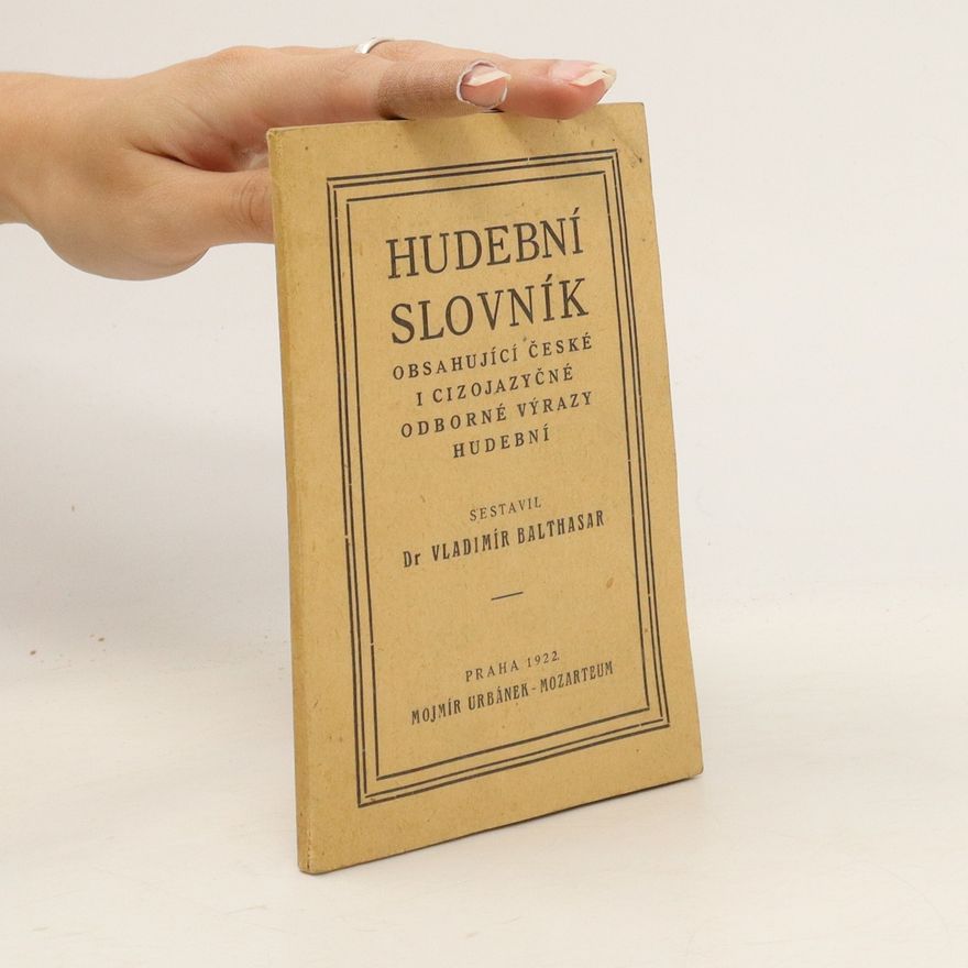 Vladimír Balthasar Hudební slovník