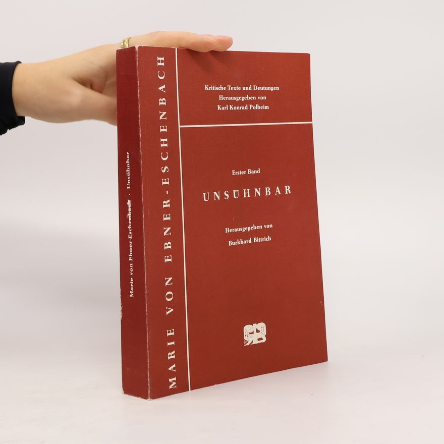 Marie von Ebner-Eschenbach Kritische Texte und Deutungen