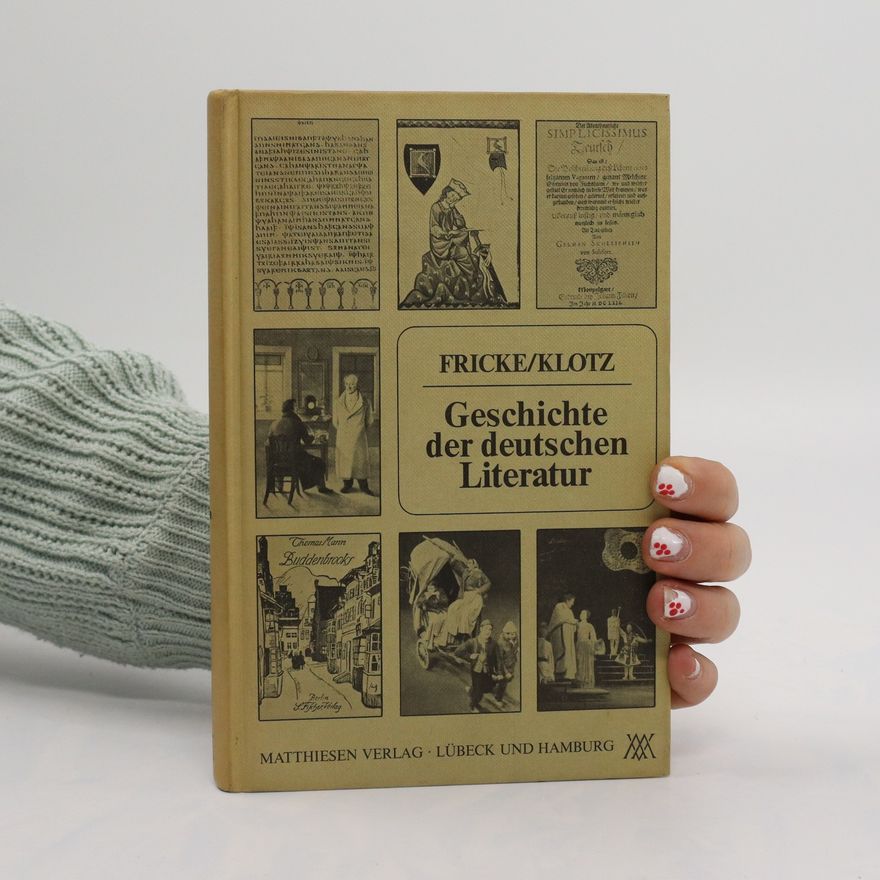 Gerhard Fricke Geschichte der deutschen Literatur