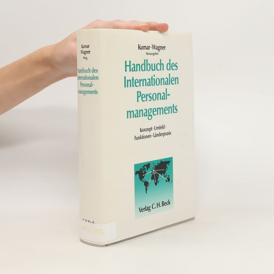 Brij Kumar Handbuch des internationalen Personalmanagements