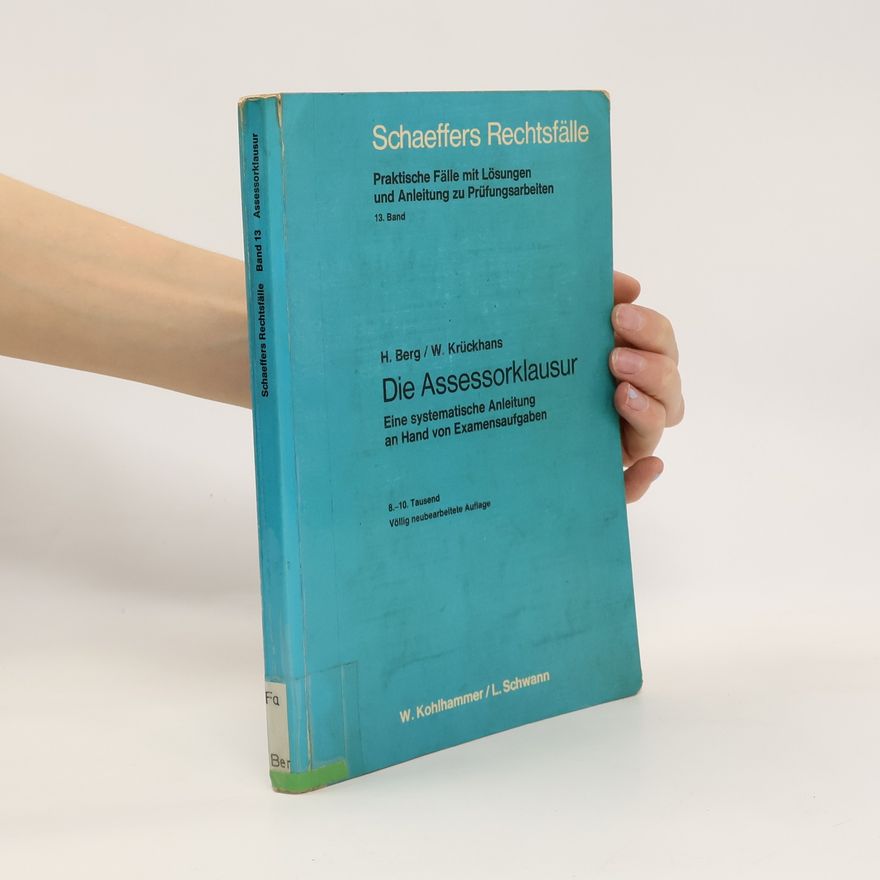 Hans Berger Schaeffers Rechtsfälle 13