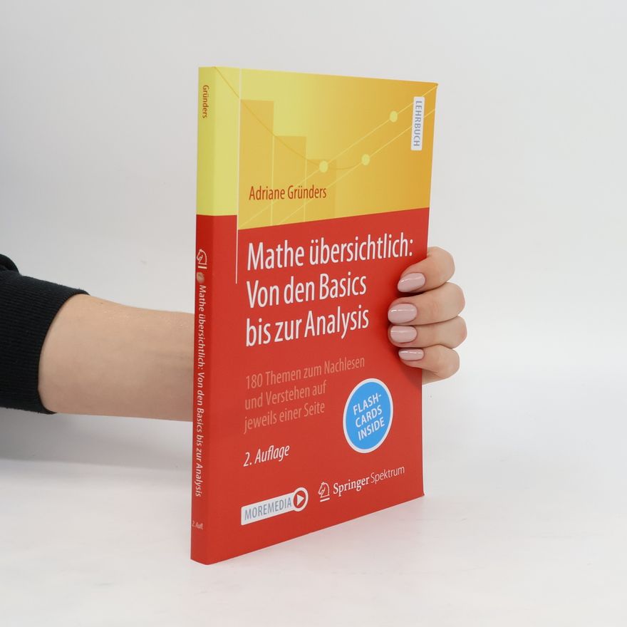 Adriane Gründers Mathe übersichtlich: Von den Basics bis zur Analysis