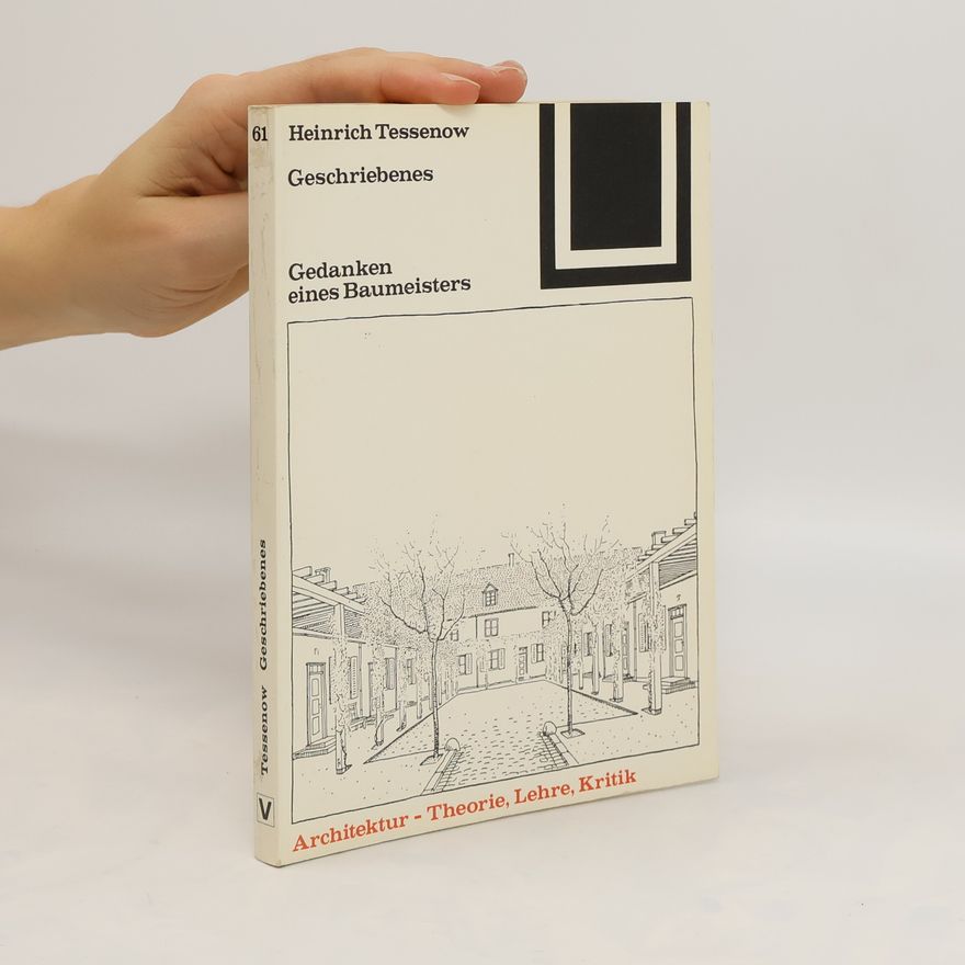 Heinrich Tessenow Geschriebenes