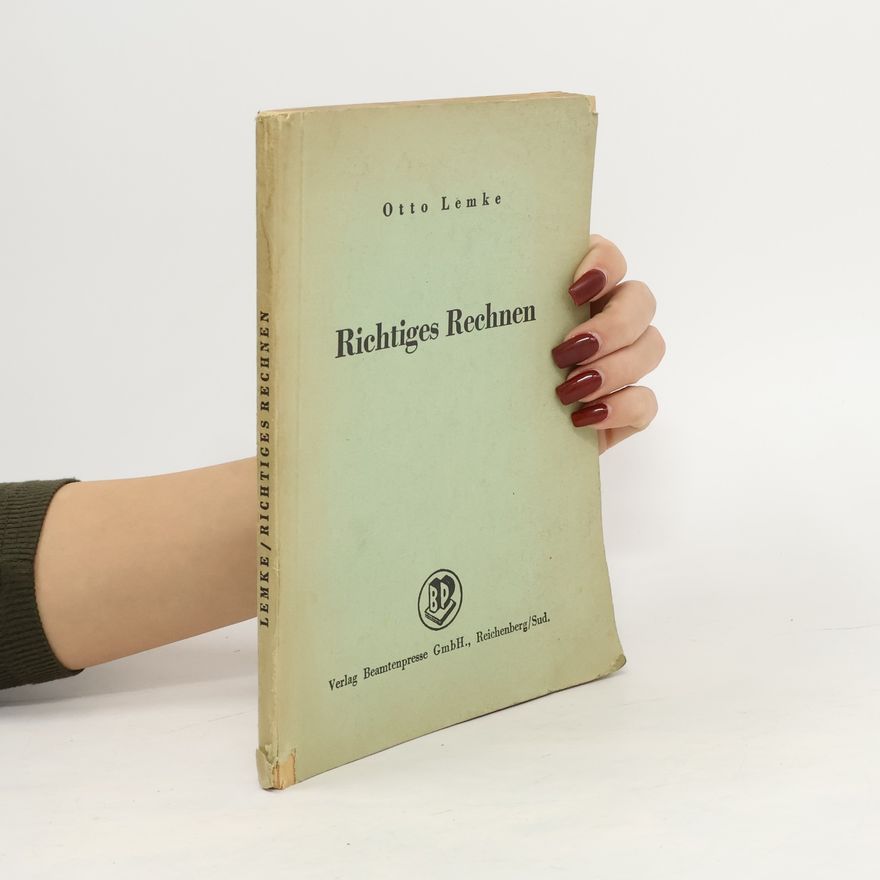 Otto Lemke Richtiges Rechnen