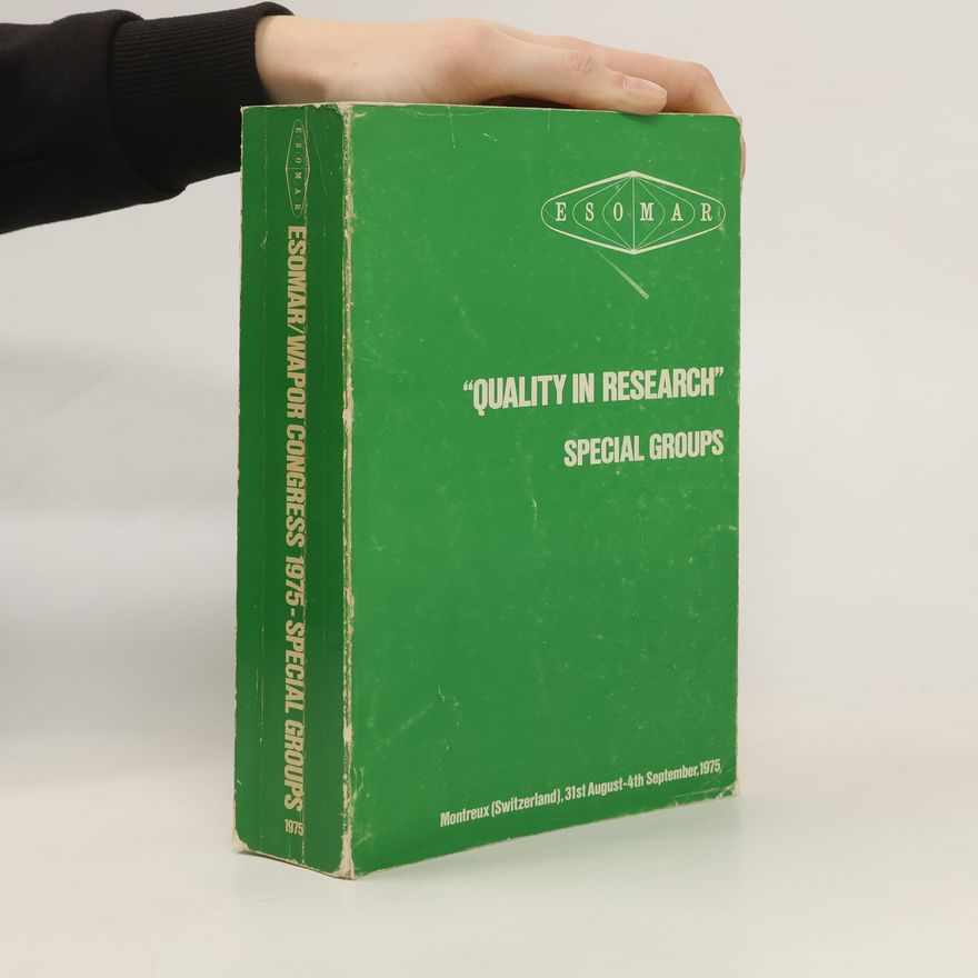 Autorenkollektiv Quality in Research. Special Groups