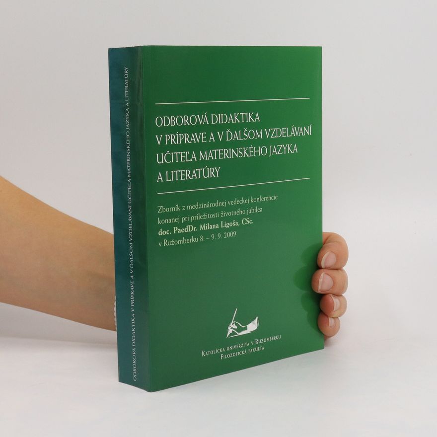 Eduard Gombala Odborová didaktika v príprave a v ďalšom vzdelávaní učiteĺa materinského jazyka a literatúry