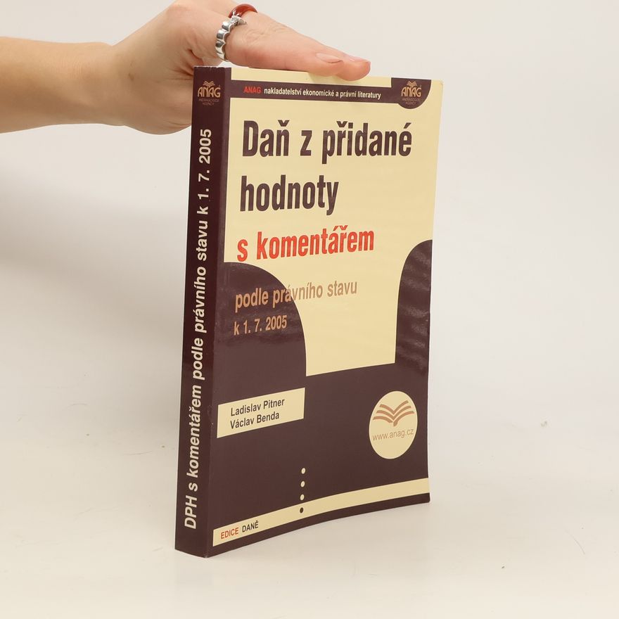 Václav Benda Daň z přidané hodnoty s komentářem