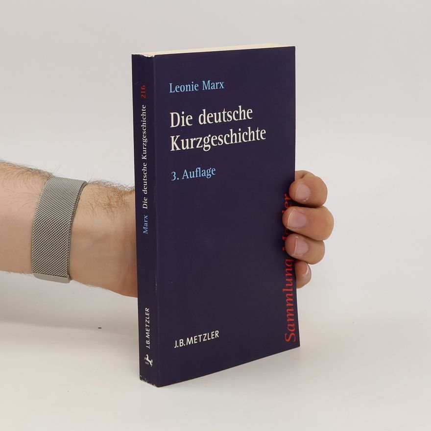 Leonie Marx Die deutsche Kurzgeschichte