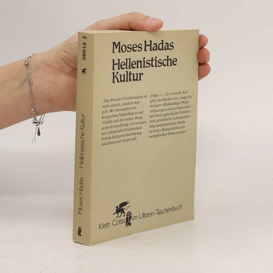 Moses Hadas Hellenistische Kultur