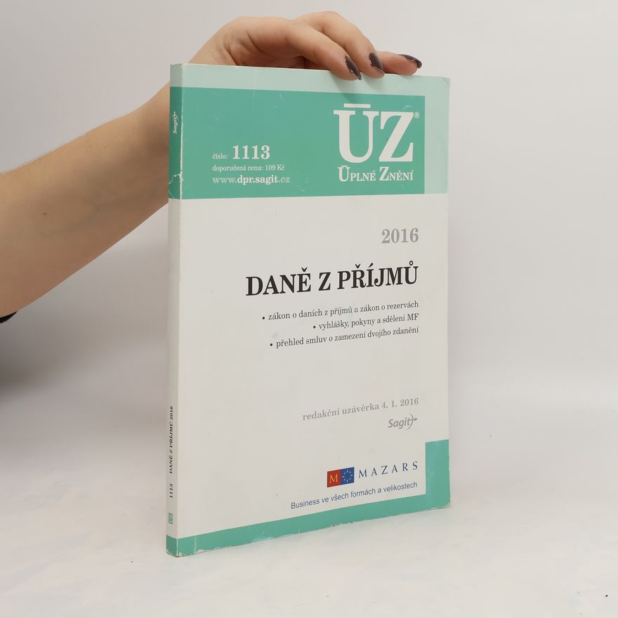 Autorenkollektiv ÚZ č. 1113 - Daně z příjmů 2016