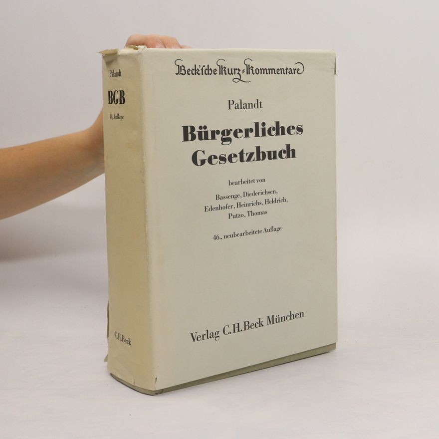 Kolektiv autorů Bürgerliches Gesetzbuch