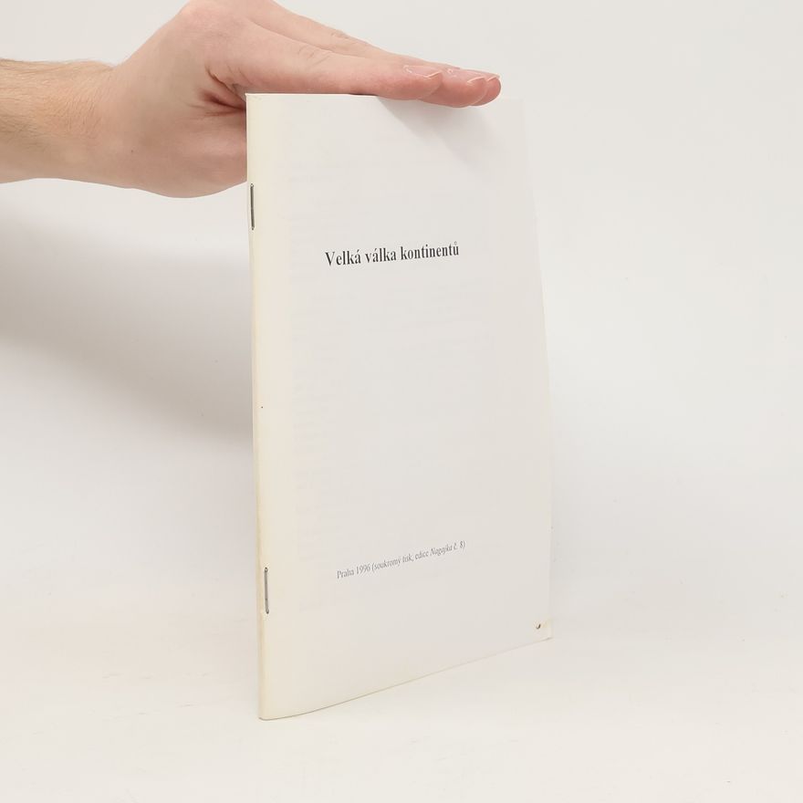 Autorenkollektiv Velká válka kontinentů