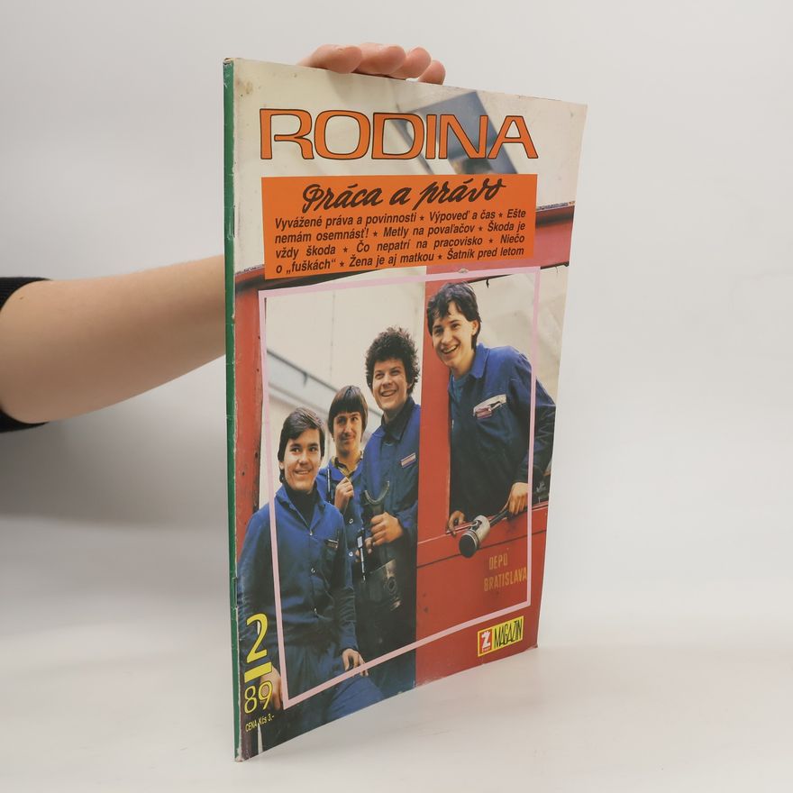 Kolektiv autorů Rodina. Práca a právo 2/89