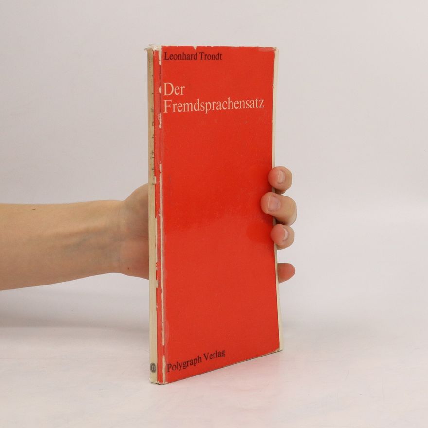Leonhard Trondt Der Fremdsprachensatz