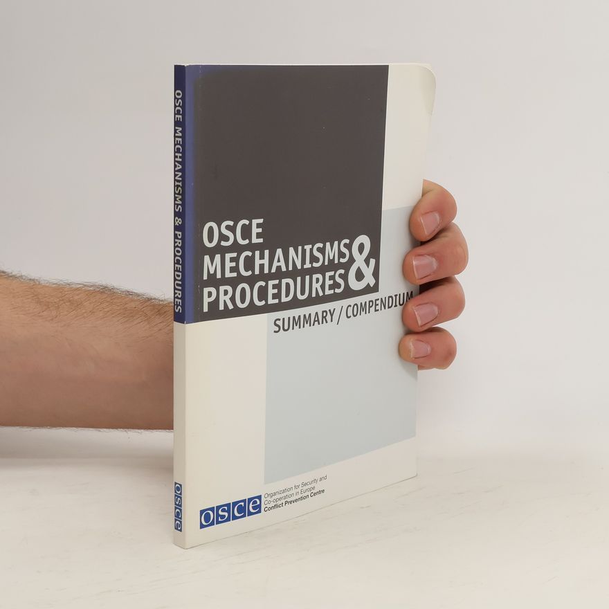 Various authors OSCE. Mechanisms & procedures