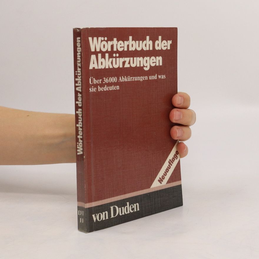 Josef Werlin Duden "Wörterbuch der Abkürzungen"