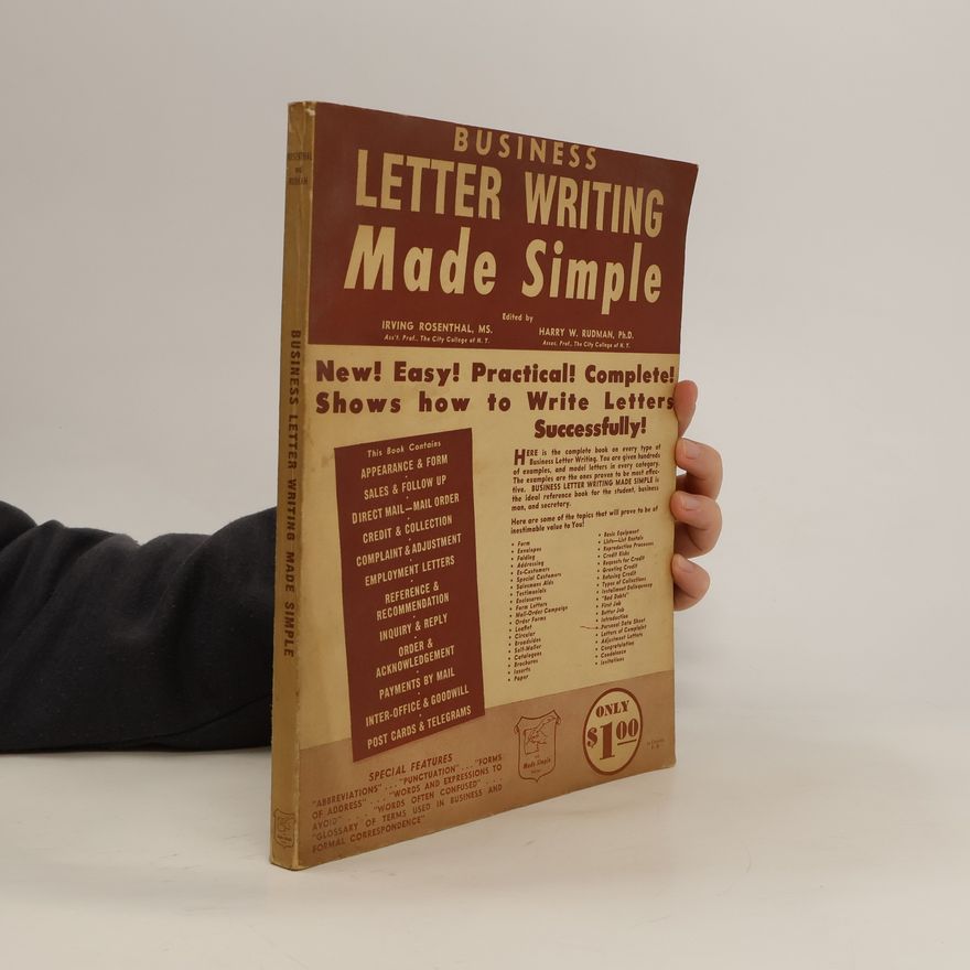 Harry William Rudman Business Letter Writing Made Simple