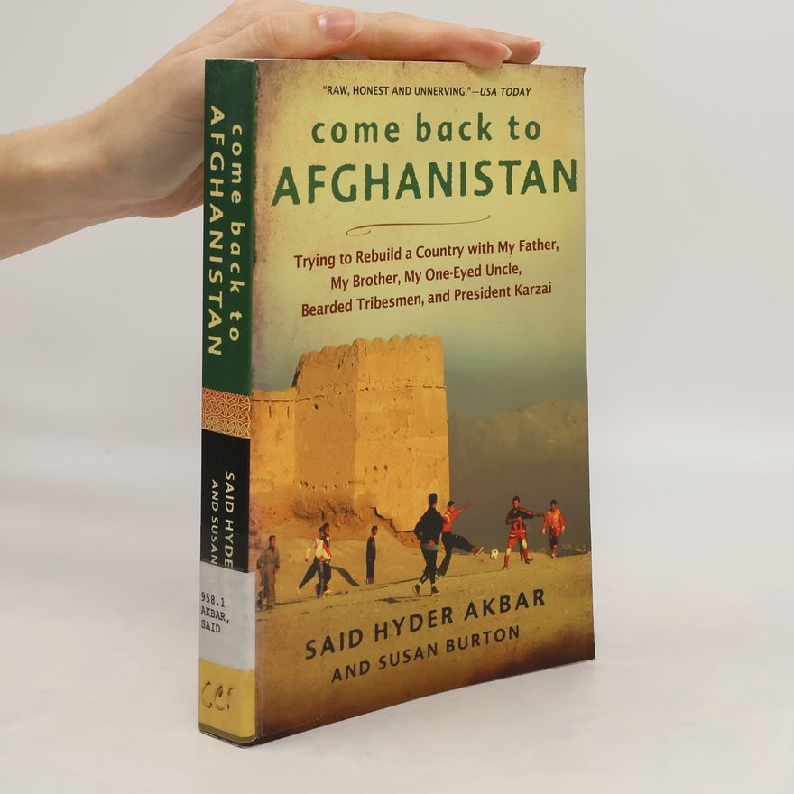 Said Hyder Akbar Come Back to Afghanistan
