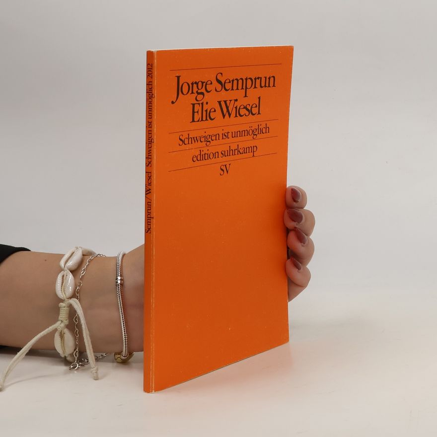 Jorge Semprún Schweigen ist unmöglich