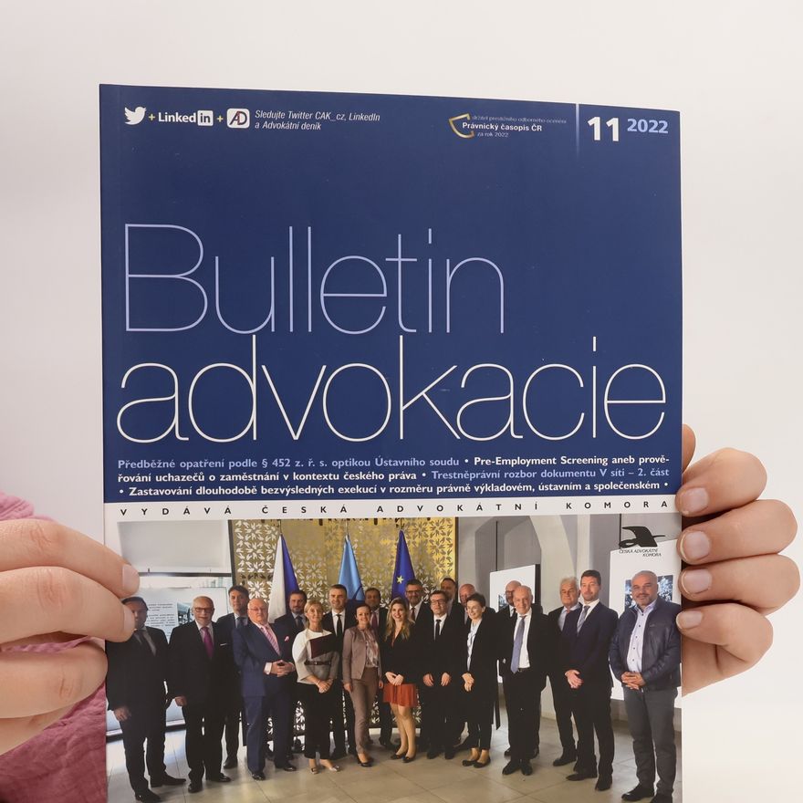Kolektiv autorů Bulletin advokacie 11/2022