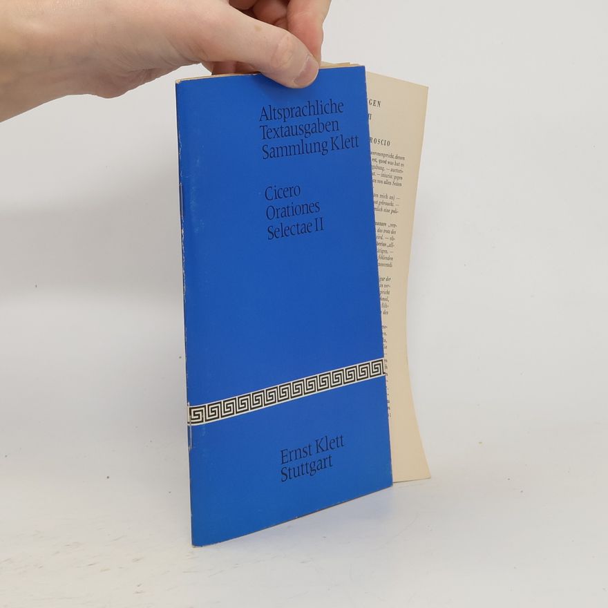 Marcus Tullius Cicero Orationes, Selectae II
