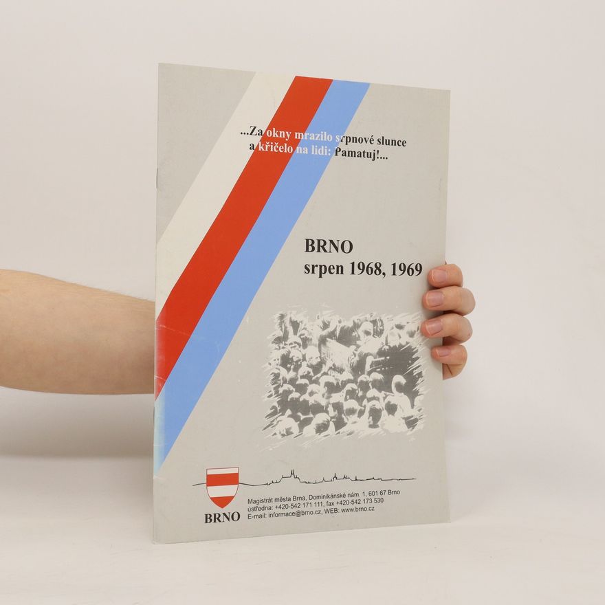 Věra Sečkářová Brno srpen 1968, 1969
