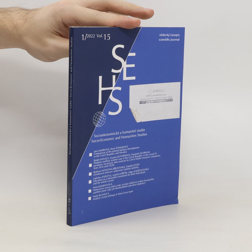 Various authors SE / HS, Socioekonomické a humanitní studie, 1/2022