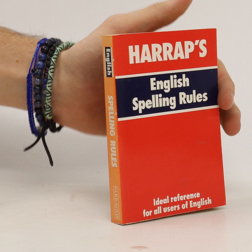 G. Terry Page Harrap's English Spelling Rules