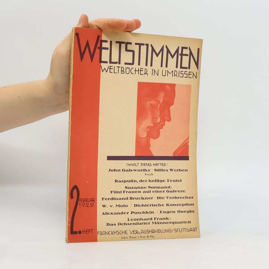 Various authors Weltstimmen. Weltbücher in Umrissen 2/1929
