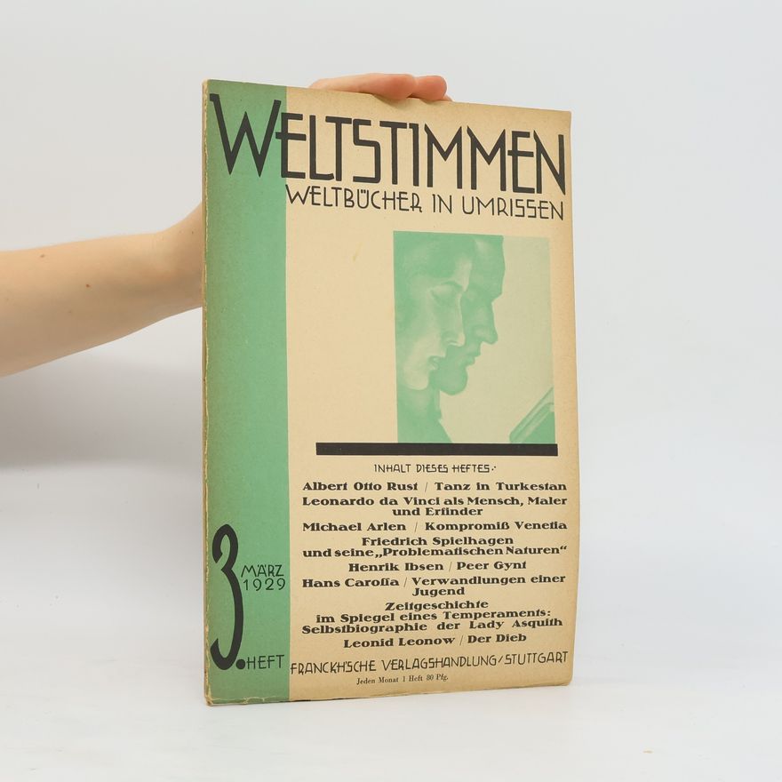 Various authors Weltstimmen. Weltbücher in Umrissen 3/1929