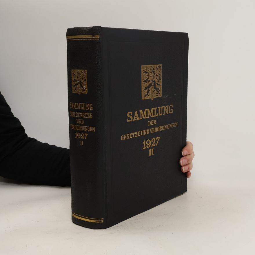 Kolektiv autorů Sammlung der Gesetze und Verordnungen des Čechoslovakischen Staates II.