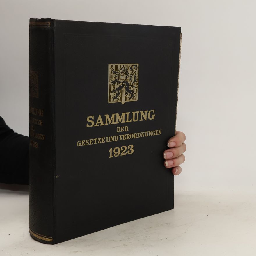 AA.VV. Sammlung der Gesetze und Verordnungen 1923