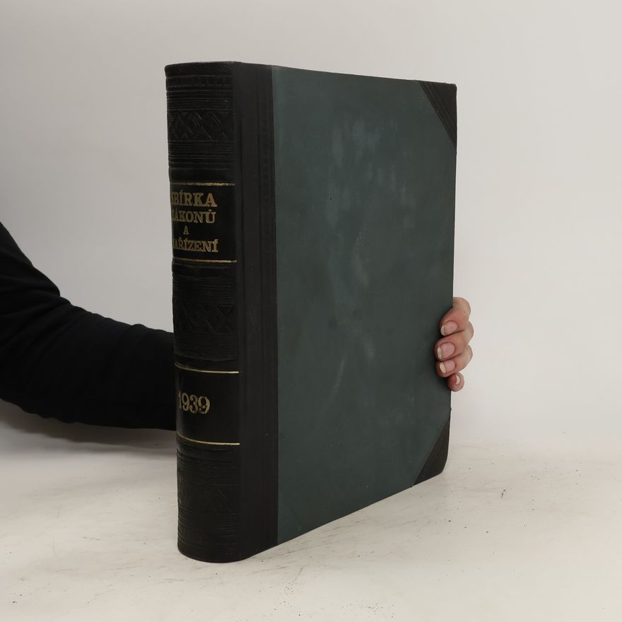 Kolektiv autorů Sbírka zákonů a nařízení 1939