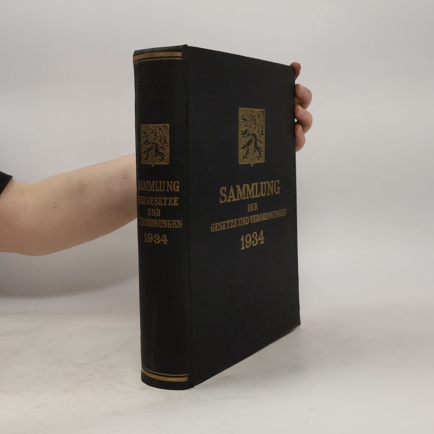 Kolektiv autorů Sammlung der Gesetze und Verordnungen des čechoslovakischen Staates