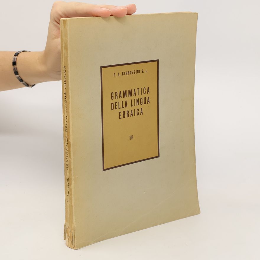 P.A. Carrozzini Grammatica della lingua ebraica