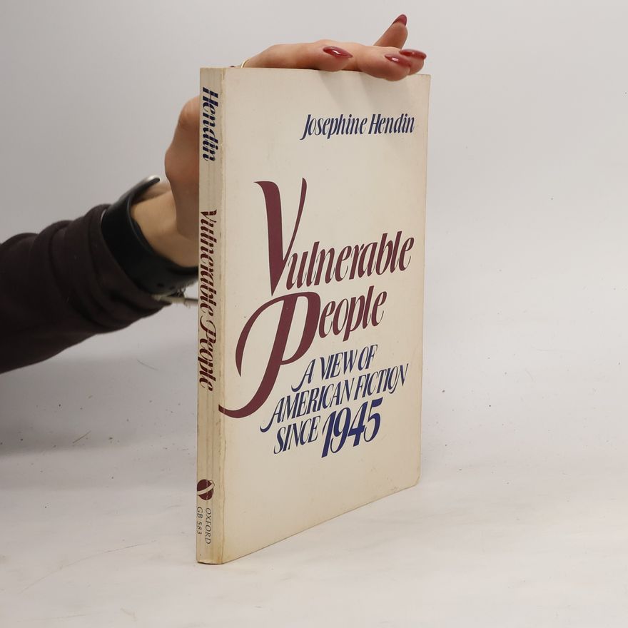 Josephine Hendin Vulnerable People
