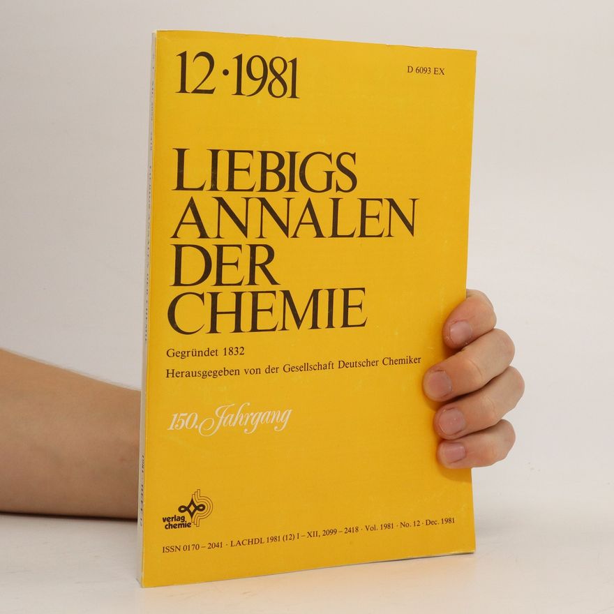 Collectif d'auteurs Liebigs Annalen der Chemie 12