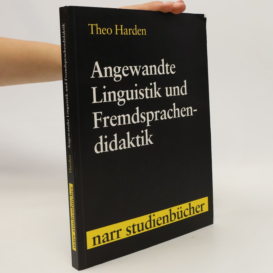Theo Harden Angewandte Linguistik und Fremdsprachendidaktik