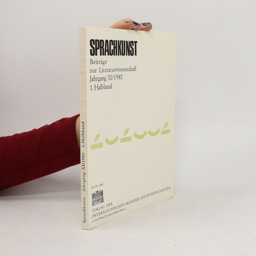 Autorenkollektiv Sprachkunst Beiträge zur Literaturwissenschaft Jahrgang IX/1978 1. Halbband
