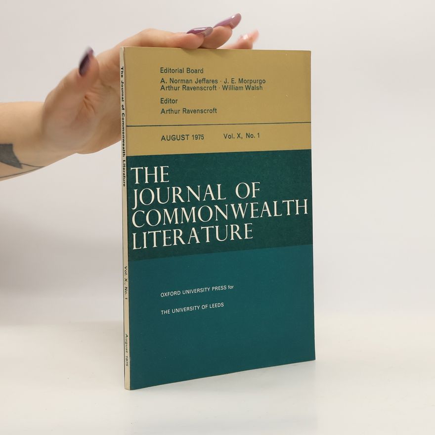 Various authors The Journal of Commonwealth Literature IX.